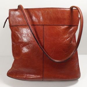 Wilsons Leather Pelle Studio Brown Bucket Purse